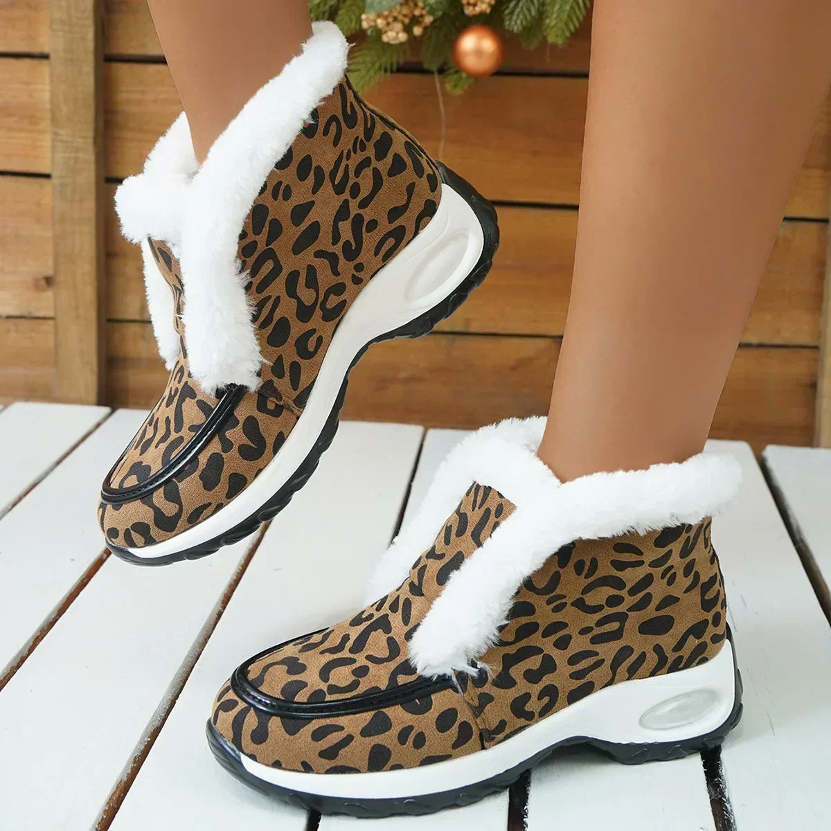 Women's Cushioned Platform Ankle Boots