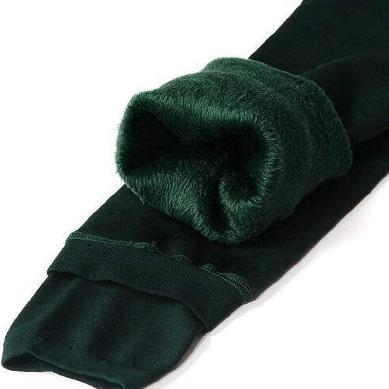Women's Fleece-Lined Winter Thermal Leggings – High-Waisted, Warm & Stretchy