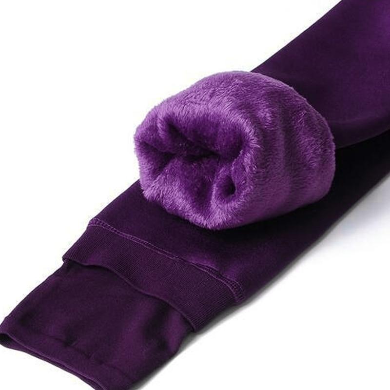 Women's Fleece-Lined Winter Thermal Leggings – High-Waisted, Warm & Stretchy
