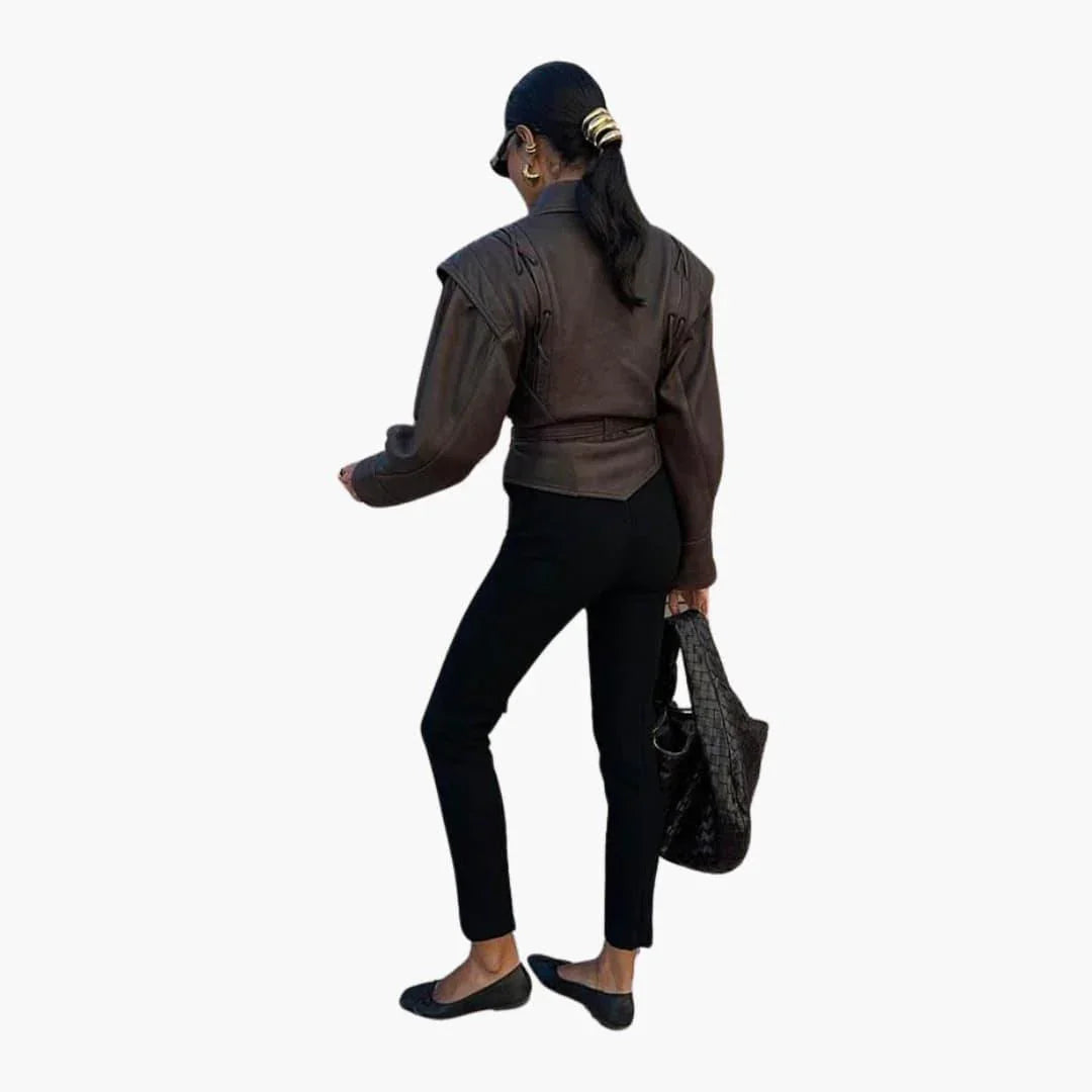 Women's Jacket with Button Placket