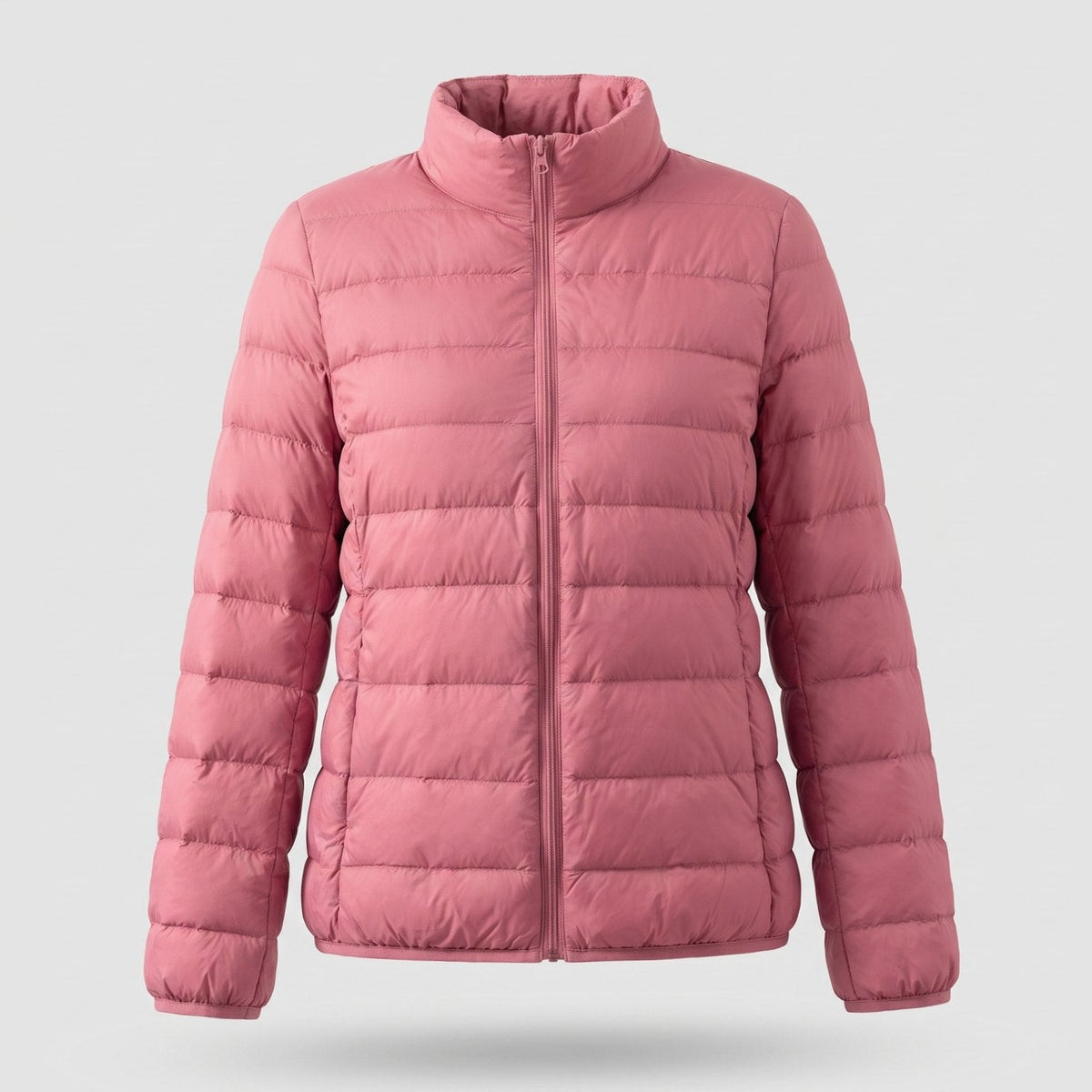 Women's Lightweight Down-Fill Stand-Collar Quilted Jacket