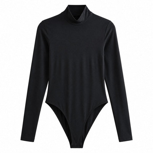 Women's Long-Sleeve Turtleneck Bodysuit