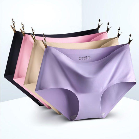 Women's Seamless High-Waist Invisible Underwear