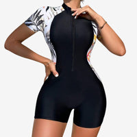 Women's Zipped One-Piece Swimsuit