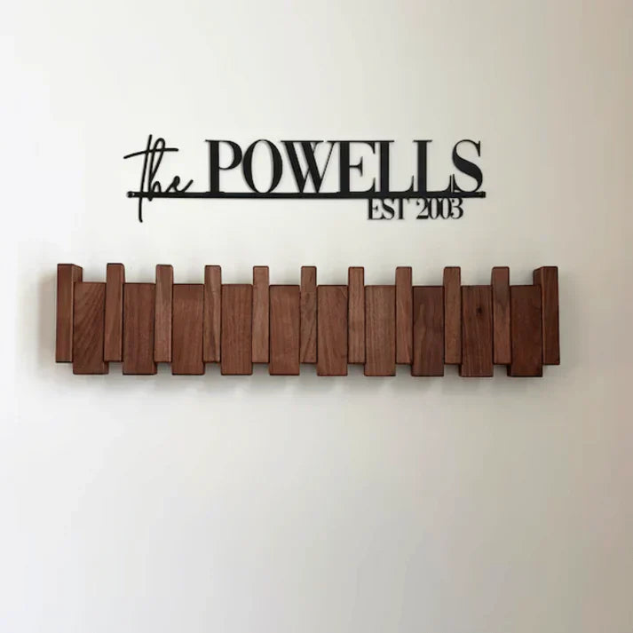 Wood Piano Coat Rack - Stylish and Functional