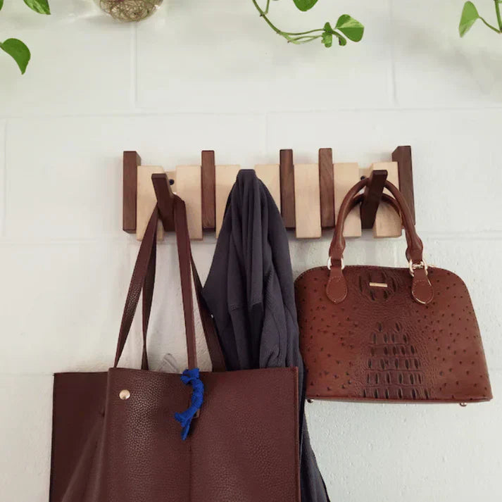 Wood Piano Coat Rack - Stylish and Functional