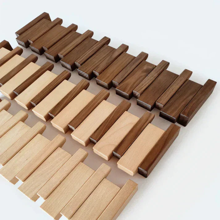 Wooden Wall Hanger in Piano Style