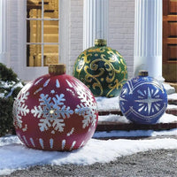 XL Christmas Decoration – Weather-Resistant Jumbo Baubles for Indoor and Outdoor Use