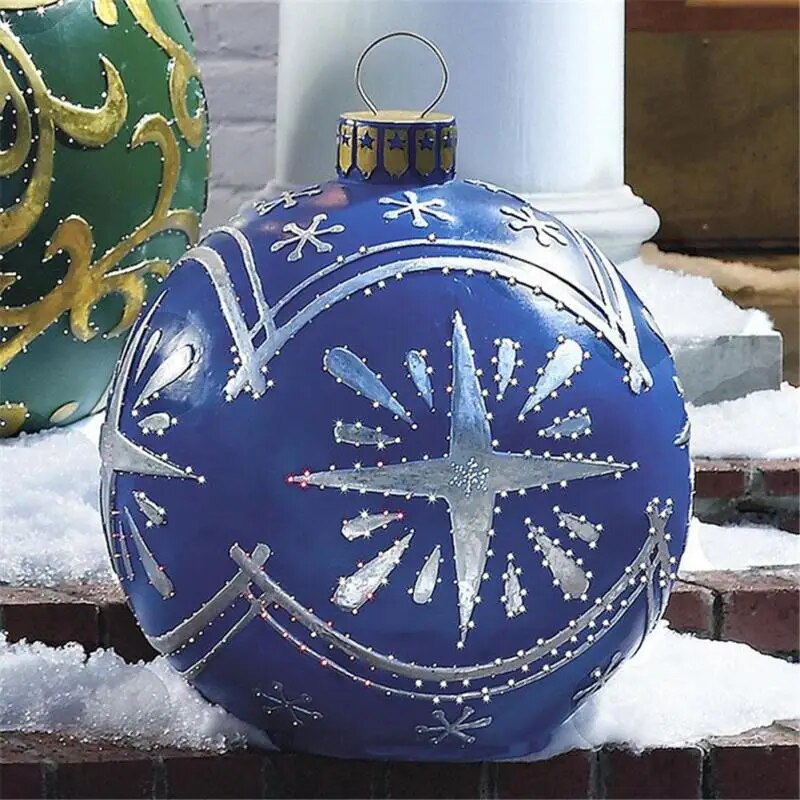 XL Christmas Decoration – Weather-Resistant Jumbo Baubles for Indoor and Outdoor Use