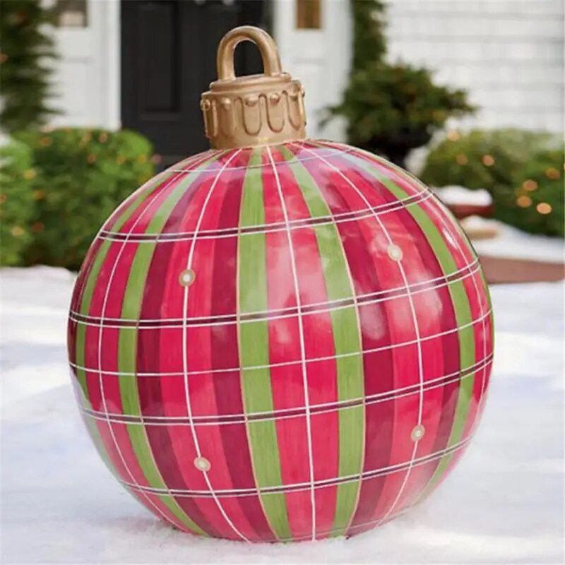 XL Christmas Decoration – Weather-Resistant Jumbo Baubles for Indoor and Outdoor Use