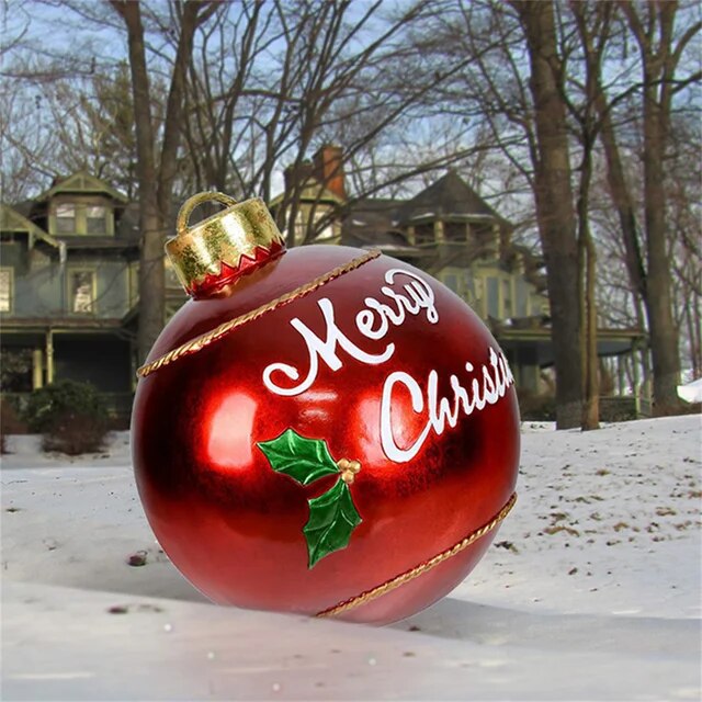 XL Christmas Decoration – Weather-Resistant Jumbo Baubles for Indoor and Outdoor Use
