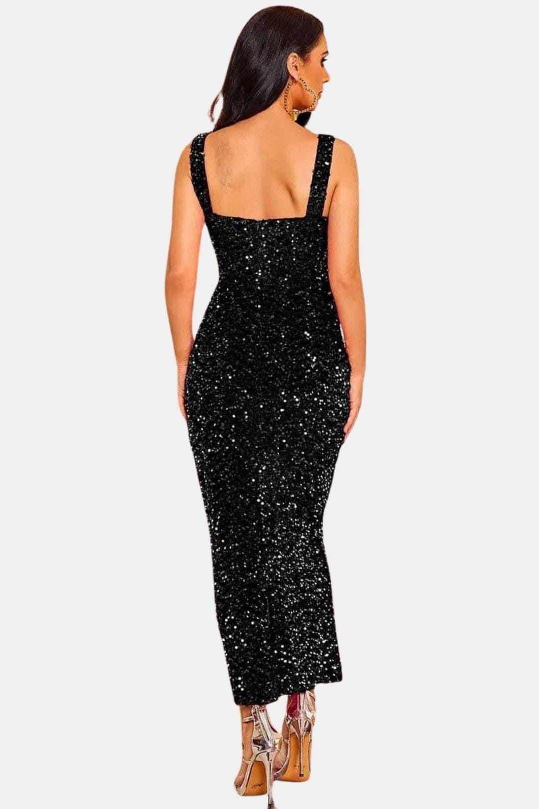 Image of Zoe | Women's Sleeveless Bodycon Maxi Dress